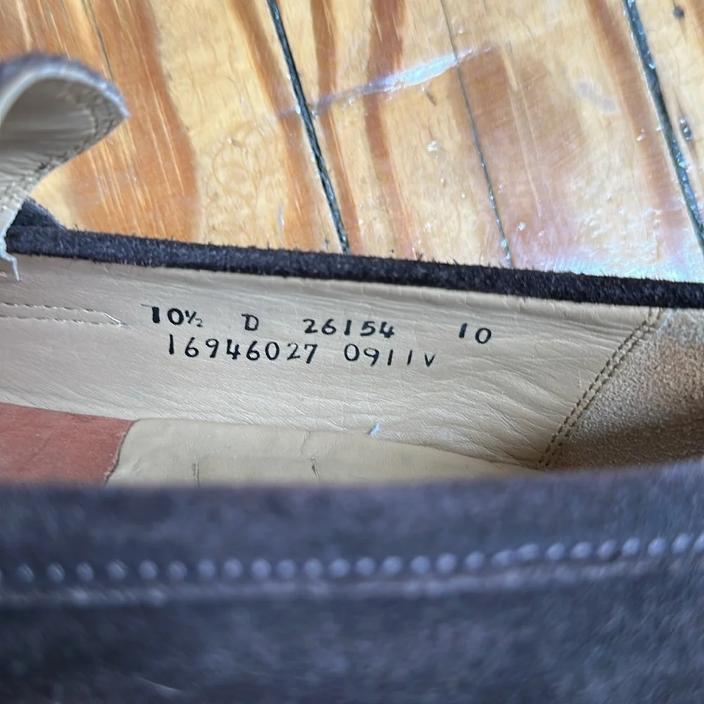 Brooks Brothers Men Brown Suede Loafers 10.5 D - Picture 7 of 10